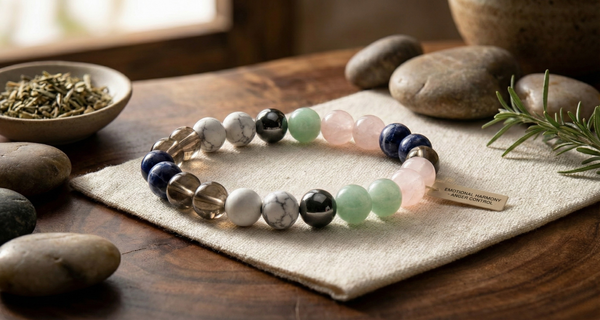 Anger Control & Emotional Balance Crystal Bracelet