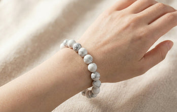 Howlite Crystal Bracelet (Calmness, Patience, Stress Relief)