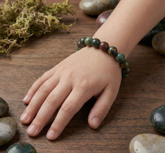 Bloodstone Crystal Bracelet (Strength, Vitality, Courage)