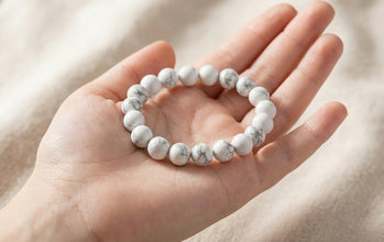 Howlite Crystal Bracelet (Calmness, Patience, Stress Relief)