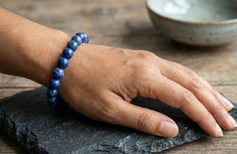 Lapis Lazuli Crystal Bracelet (Wisdom, Intuition, Truth)