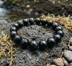 Black Obsidian Crystal Bracelet (Protection, Grounding, Emotional Release)