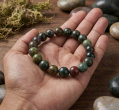 Bloodstone Crystal Bracelet (Strength, Vitality, Courage)