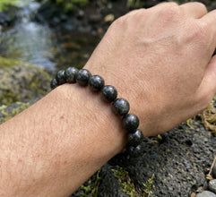 Black Obsidian Crystal Bracelet (Protection, Grounding, Emotional Release)