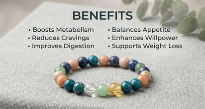 Weight Balance & Metabolism Support Crystal Bracelet