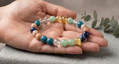 Weight Balance & Metabolism Support Crystal Bracelet