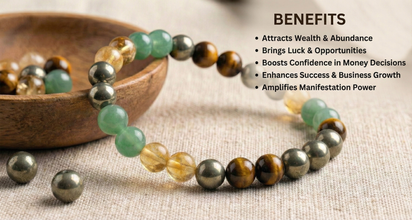 Dhan-Yog Wealth & Opportunity Crystal Bracelet
