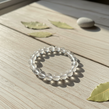 Clear Quartz Crystal Bracelet (Clarity, Amplification, Healing)
