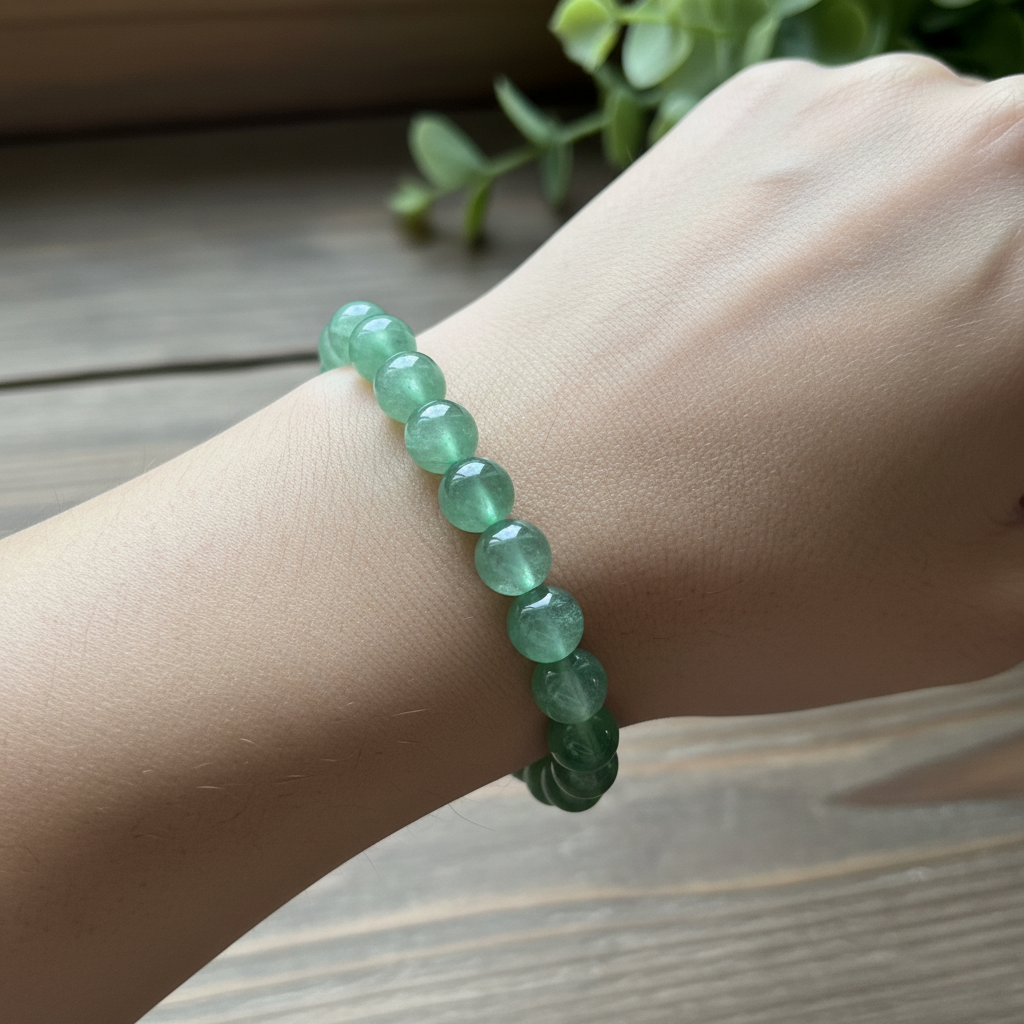 Green Aventurine Bracelet (Luck. Growth. Healing)