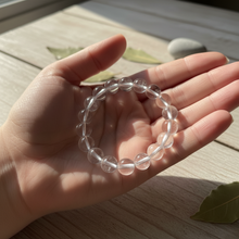 Clear Quartz Crystal Bracelet (Clarity, Amplification, Healing)