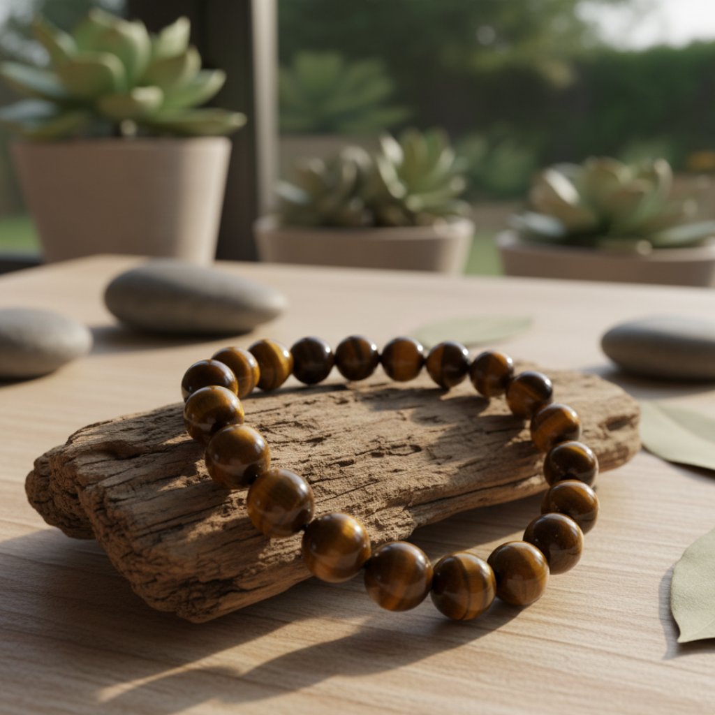 Tiger’s Eye Bracelet (Strength • Protection • Willpower)