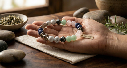 Anger Control & Emotional Balance Crystal Bracelet