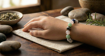 Anger Control & Emotional Balance Crystal Bracelet